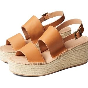 Soludos Caramel Wedge- New without tags / never worn
